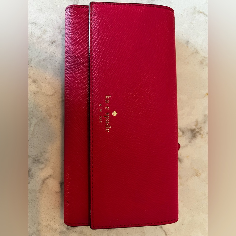 Kate Spade Cherry Red Clutch